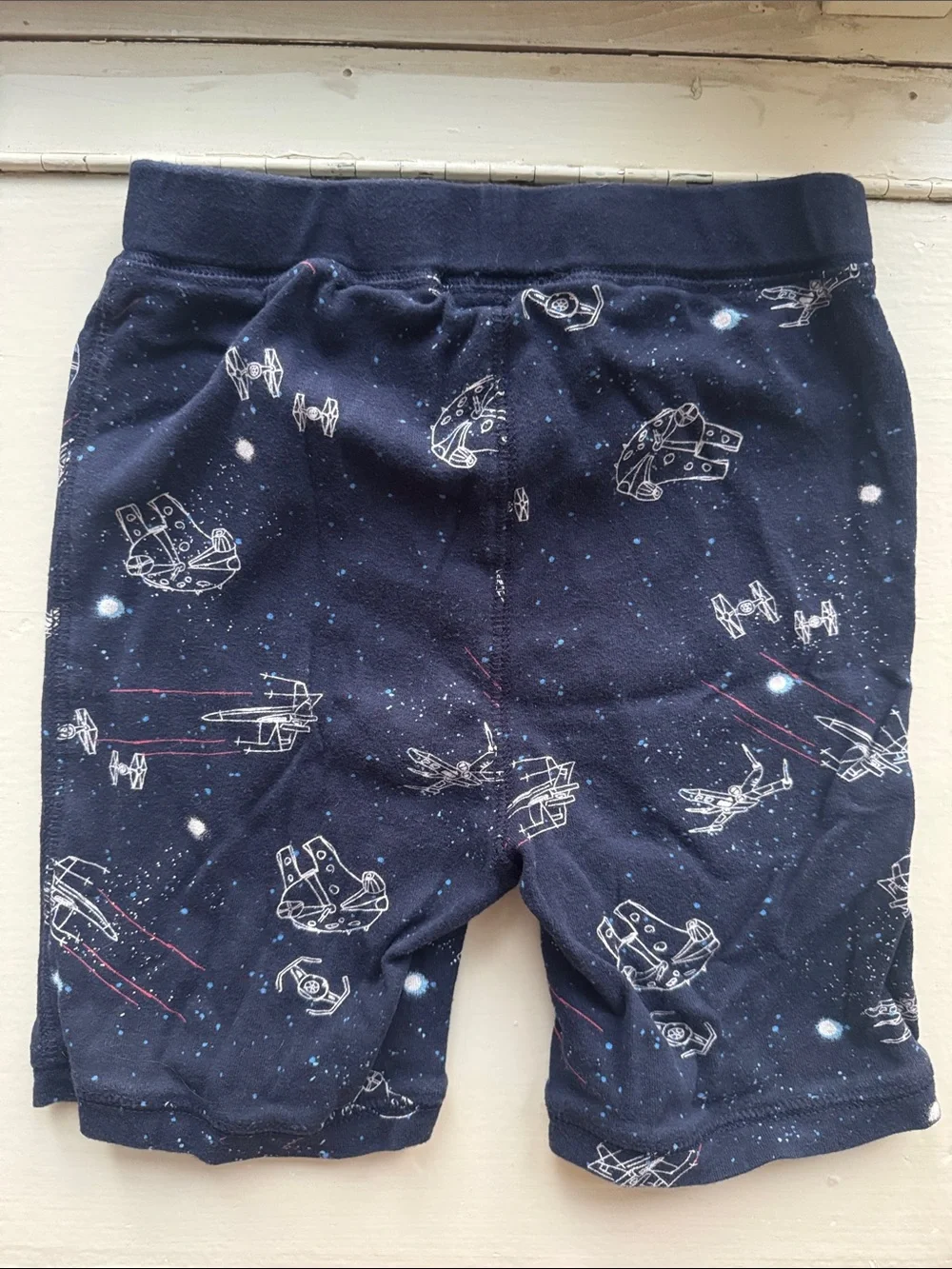 GAP Red and Navy Star Wars Two-Piece Pajama Set